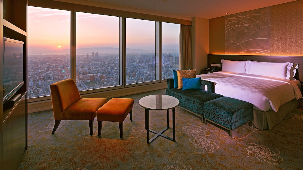 プレミアム ルーム キングベッド 1 台 シティビュー コーナー 客室3 | 大阪マリオット都ホテル