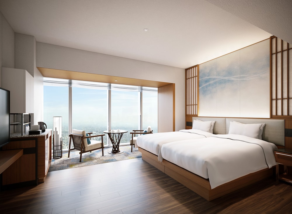 デラックス ルーム シングルベッド 2 台 クラブラウンジ利用可 客室3 | 大阪マリオット都ホテル
