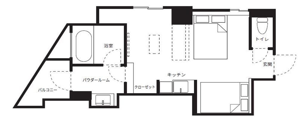 [最上階スーペリアツイン] クイーン2台/ビューバス/35平米 禁煙 客室3 | Rakuten STAY那覇やちむん通り
