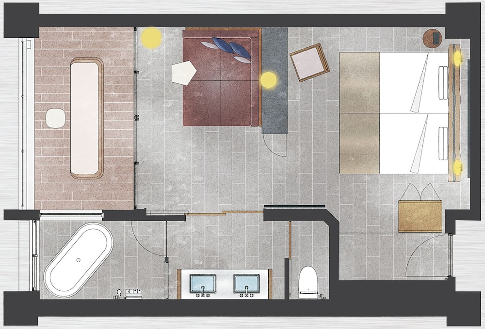 オーシャンフロント 13歳以上 禁煙 フロアマップ0 | One Suite THE GRAND