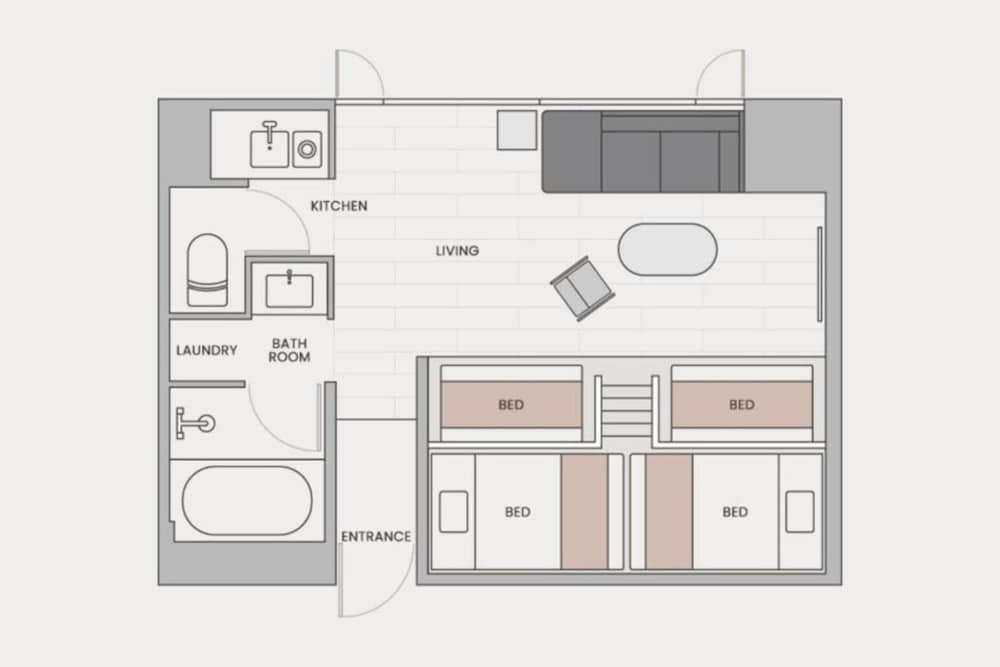 エグゼクティブバンクルーム 禁煙 リビング エリア0 | fav 熊本