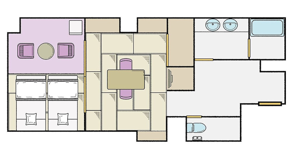 和室12+6畳 (禁煙) 客室2 | 亀の井ホテル 日光湯西川 オールインクルーシブホテル