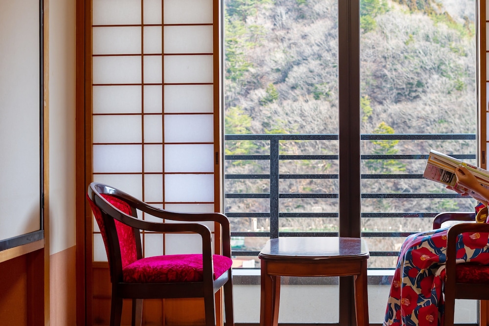 [禁煙]和室8畳 部屋からの景観1 | ほったらかしの宿 ゆうふり那須塩原