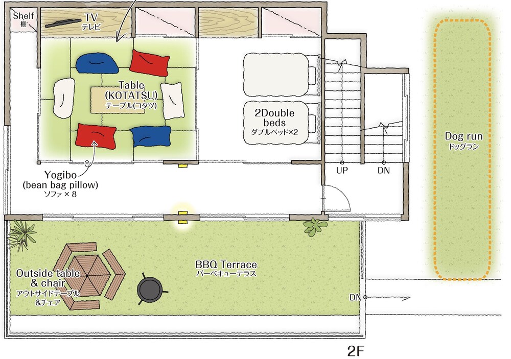ベーシック ハウス 禁煙 客室2 | ヴィラ リベルテ箱根強羅