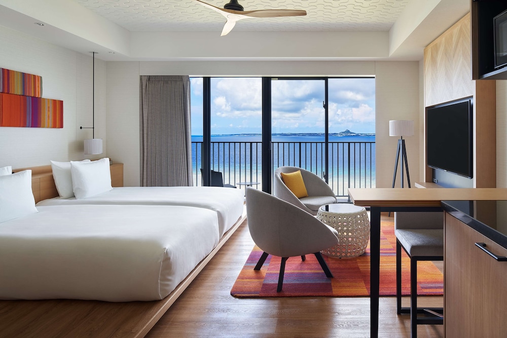 プレミア スタジオ オーシャンビュー (Plus) ビーチ / オーシャン ビュー0 | ザ・ビーチリゾート瀬底 by ヒルトンクラブ