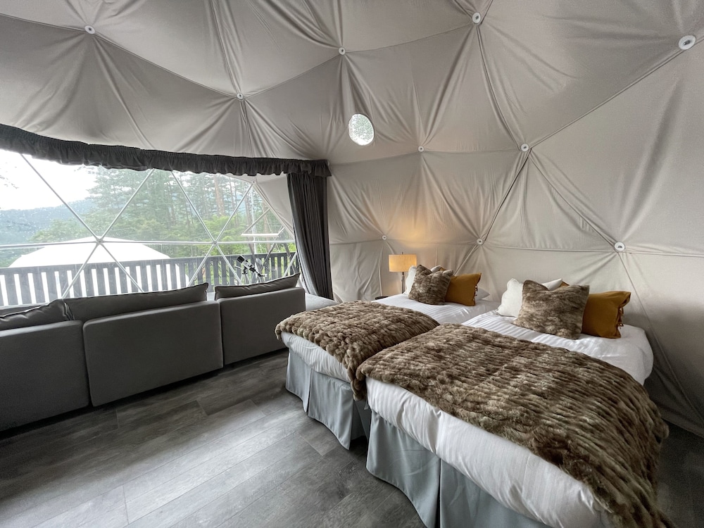 Luxury Dome Jupiter ベッド6台 禁煙（ペット不可） 客室6 | TOCORO. Mt.Fuji CAMP&GLAMPING