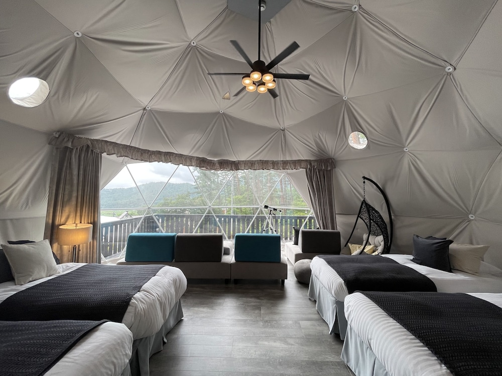 Luxury Dome Saturn ベッド6台 禁煙（ペット不可） 客室5 | TOCORO. Mt.Fuji CAMP&GLAMPING