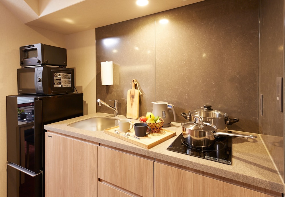 スーペリア ファミリールーム 禁煙 専用キッチン0 | MONday Apart Premium 京都駅