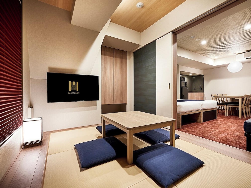 デラックス ジャパニーズルーム 禁煙 (地下フロアへのご案内となる場合ございます) 客室5 | MONday Apart Premium 京都駅