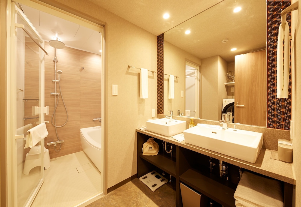 グラン ジャパニーズルーム 禁煙 (地下フロアへのご案内となる場合ございます) バスルーム0 | MONday Apart Premium 京都駅