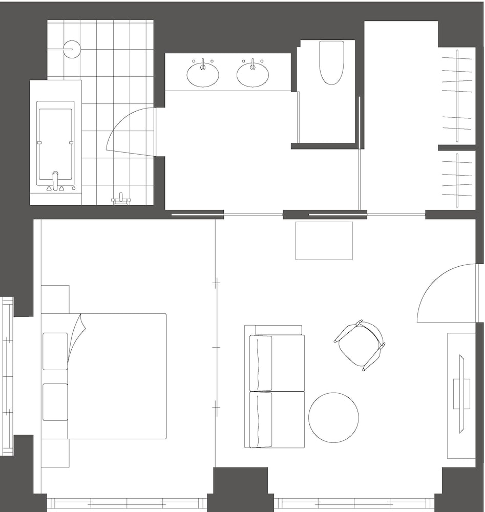 ジュニアスイート ラウンジ利用込 (旧任天堂本社社屋) 禁煙 客室1 | 丸福樓