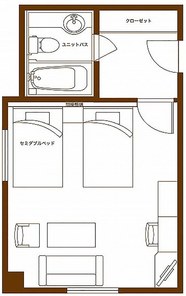 コンフォート トリプルルーム 禁煙 客室4 | ラ・ジョリー元町