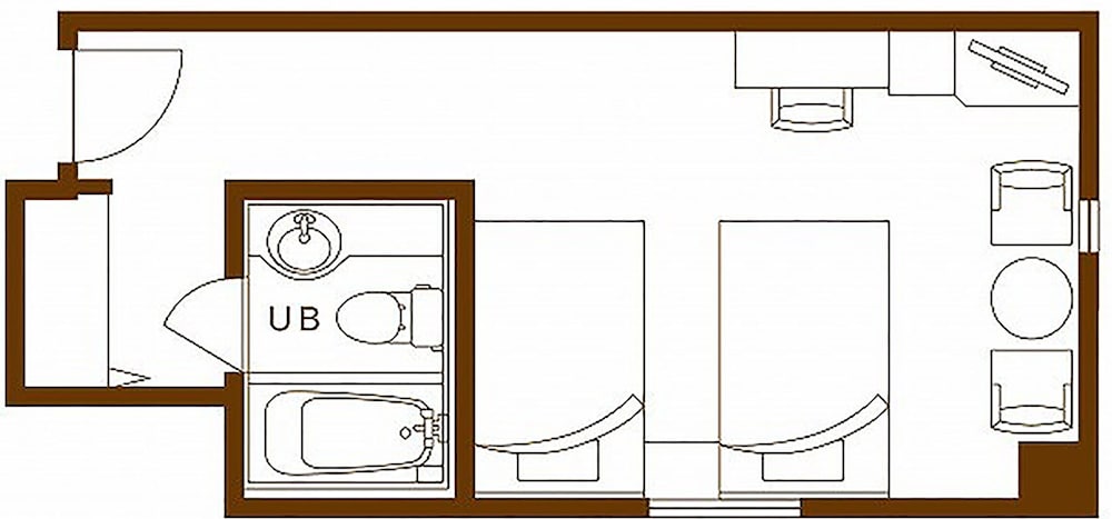 スタンダード ツインルーム 禁煙 客室5 | ラ・ジョリー元町