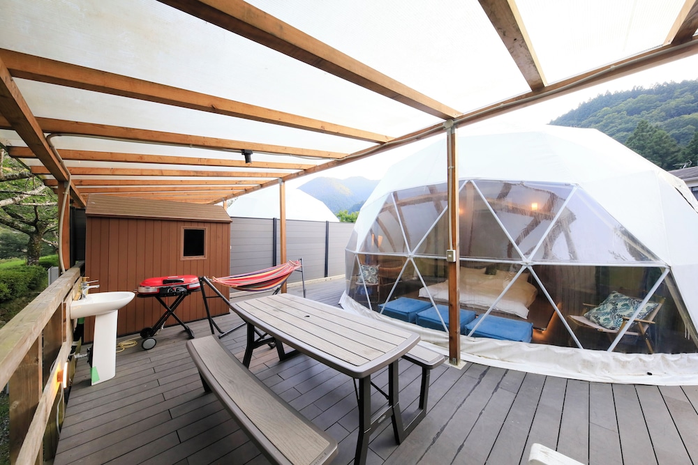 グランピング (リバーサイド) 露天風呂付 禁煙 客室の設備とサービス0 | SPRINGS VILLAGE 丹沢・中川温泉リゾート