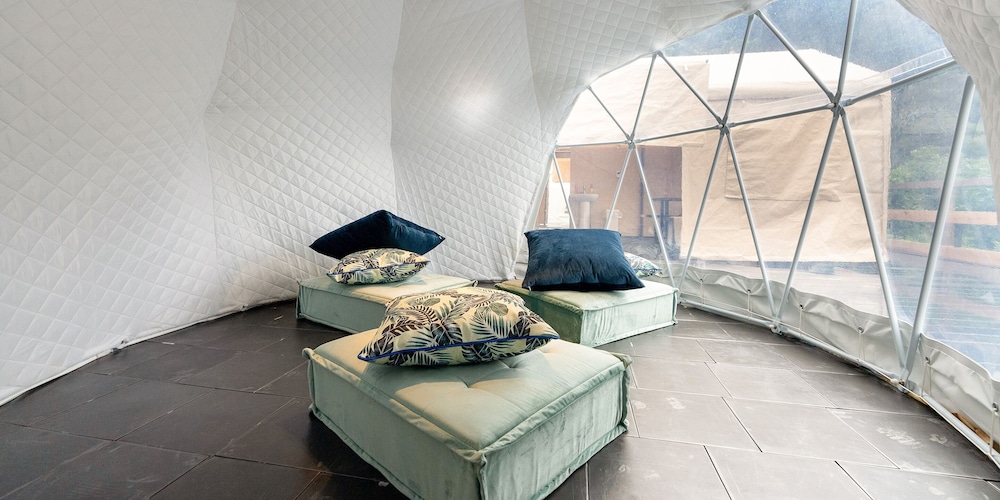 グランピング (ツインドーム) 半露天風呂付 禁煙 客室6 | SPRINGS VILLAGE 丹沢・中川温泉リゾート