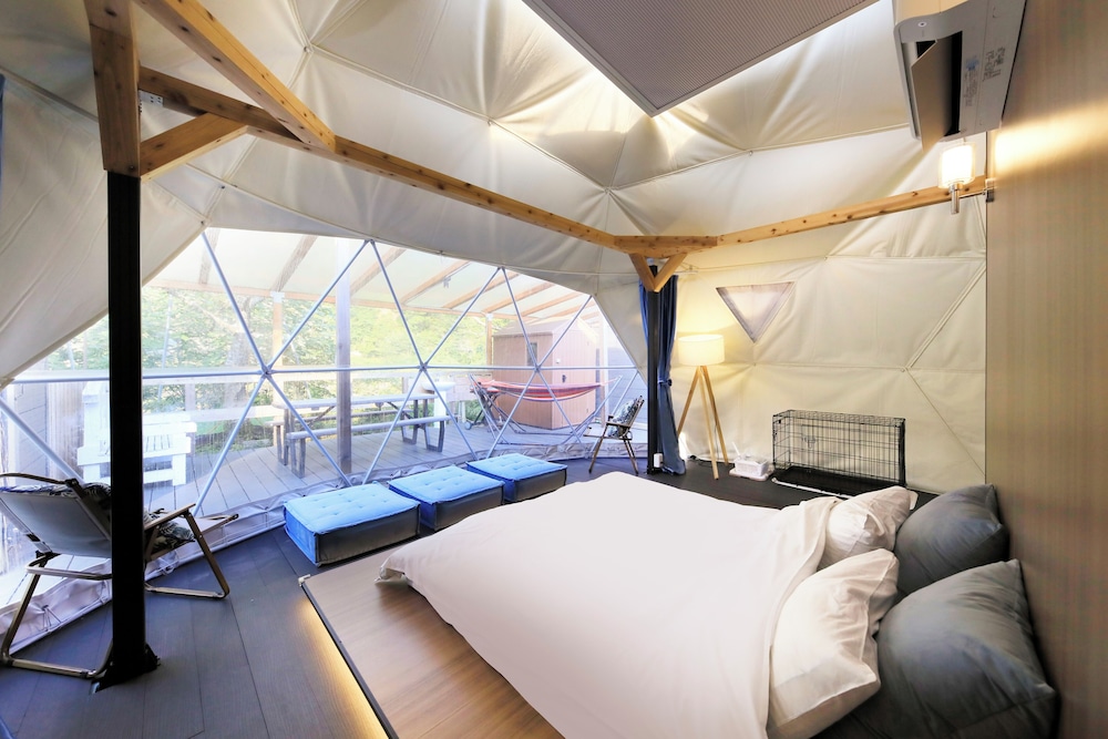 グランピング (リバーサイド) 露天風呂付 禁煙 客室3 | SPRINGS VILLAGE 丹沢・中川温泉リゾート