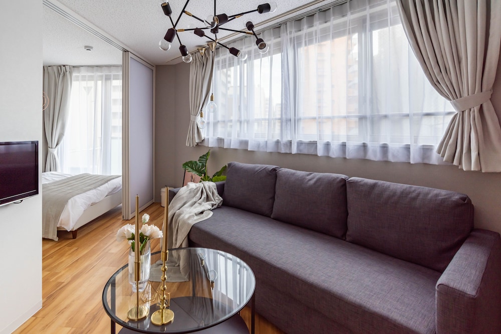 デザイン アパートメント リビング エリア5 | Exia Daikoku AFP Apartment