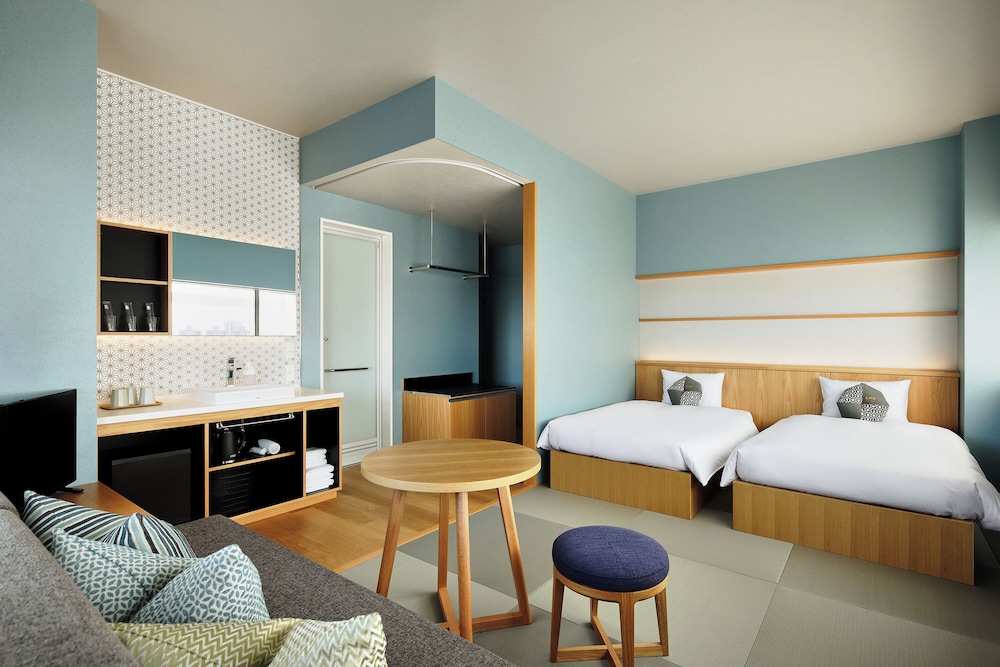 コーナーツインルーム 禁煙 客室3 | OMO7 大阪 by 星野リゾート