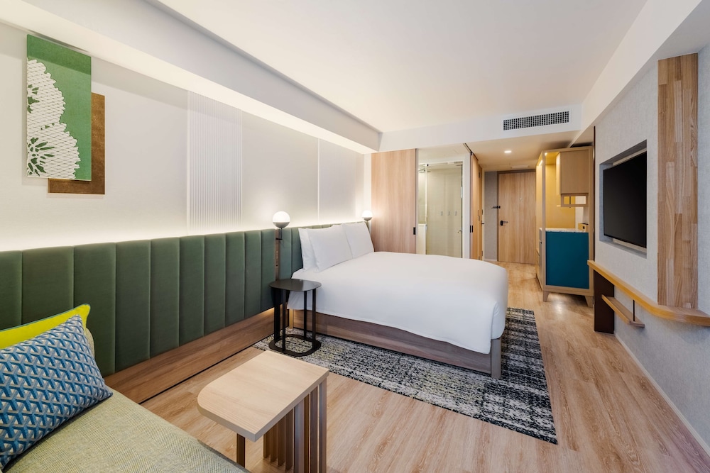 ファミリー ルーム クイーンベッド 1 台 | ヒルトン・ガーデン・イン京都四条烏丸