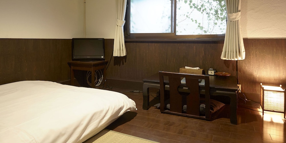 トラディショナル ダブルルーム セミダブルベッド 1 台 (For 1 people,Check in time 4pm-10pm) 客室1 | 竹家荘旅館