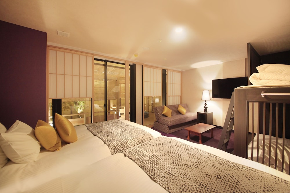 和洋室 しきぶ 禁煙(ダブルベッド2台) - 別館・露天風呂付 - 大人5名様よりエクストラベッドをご用意 | センチュリオンホテル上野