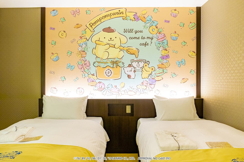 スタンダードツイン 禁煙 - ポムポムプリン 客室4 | ホテル 沖縄 with サンリオ キャラクターズ