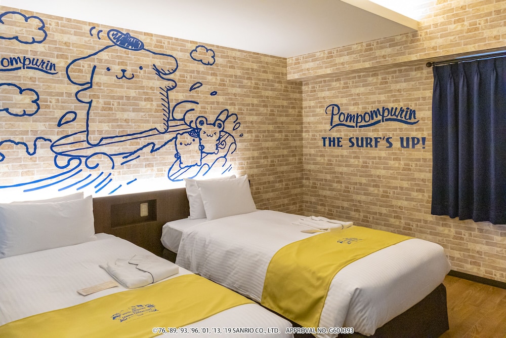 スタンダードツイン 禁煙 - ポムポムプリン 客室7 | ホテル 沖縄 with サンリオ キャラクターズ