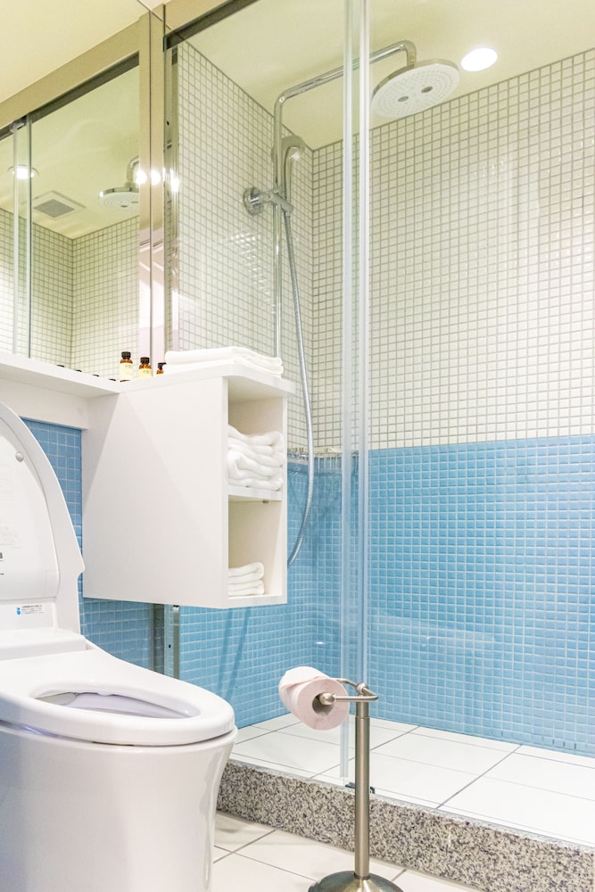 スタンダードツイン 禁煙 - シナモロール バスルームのシャワー3 | ホテル 沖縄 with サンリオ キャラクターズ