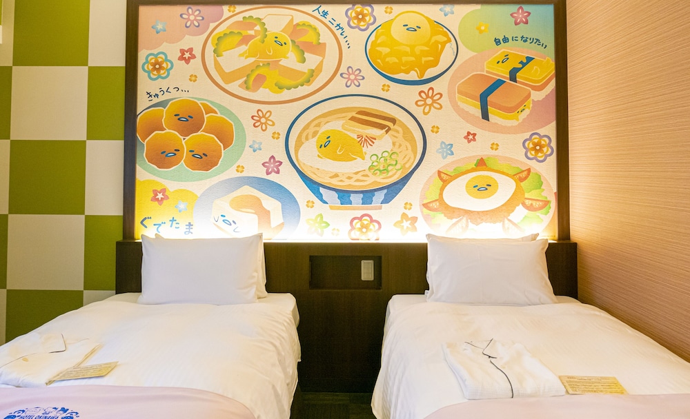 スタンダードツイン 禁煙 - ぐでたま 客室2 | ホテル 沖縄 with サンリオ キャラクターズ