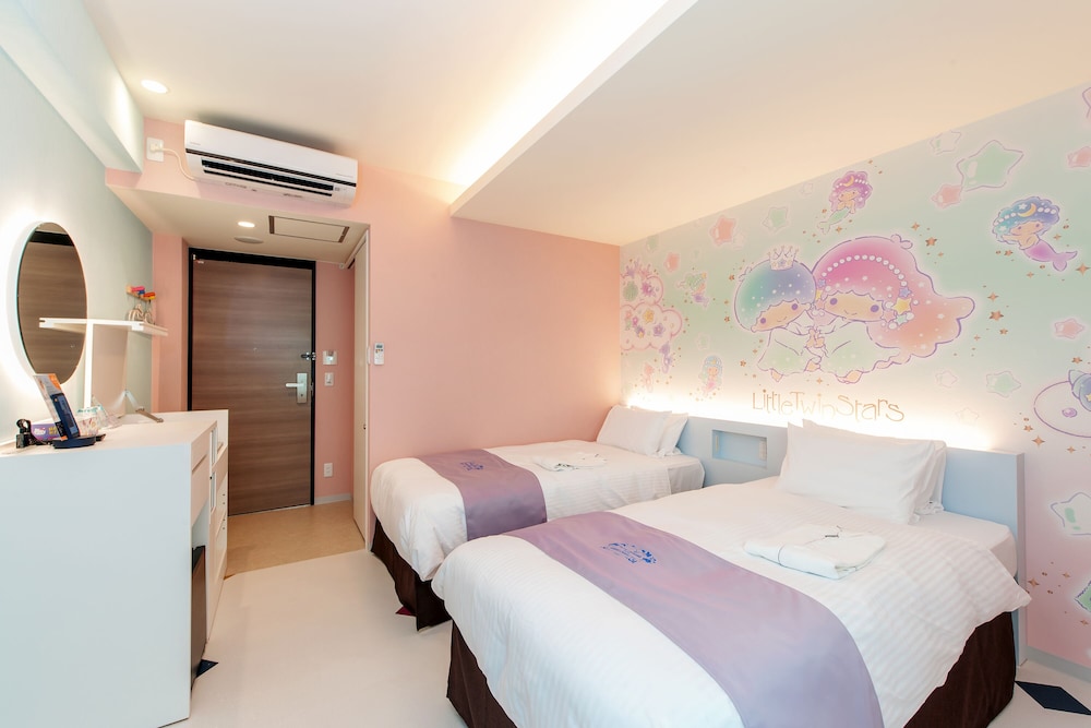 スタンダードツイン 禁煙 - リトルツインスターズ 客室17 | ホテル 沖縄 with サンリオ キャラクターズ