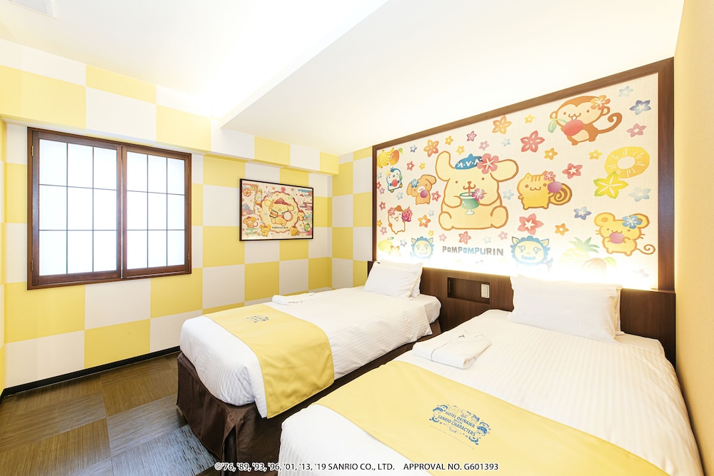 スタンダードツイン 禁煙 - ポムポムプリン 客室1 | ホテル 沖縄 with サンリオ キャラクターズ