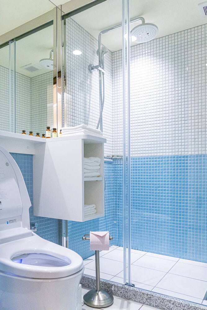 スタンダードツイン 禁煙 - シナモロール バスルームのシャワー2 | ホテル 沖縄 with サンリオ キャラクターズ