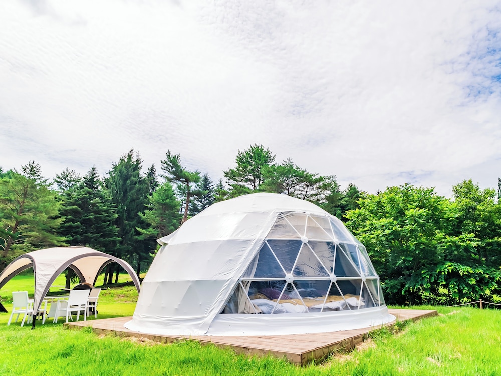 シングルドーム　4ベッド【チェックイン14:00 /チェックアウト10:00】 客室5 | GLAMPROOK 飯綱高原