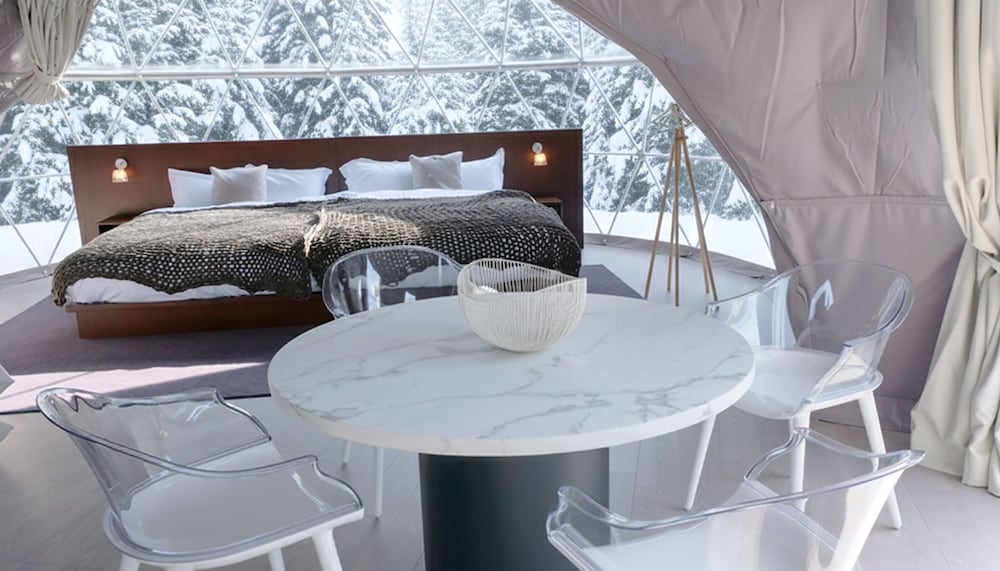 エグゼクティブスイート　トリプルドーム 客室12 | GLAMPROOK 飯綱高原