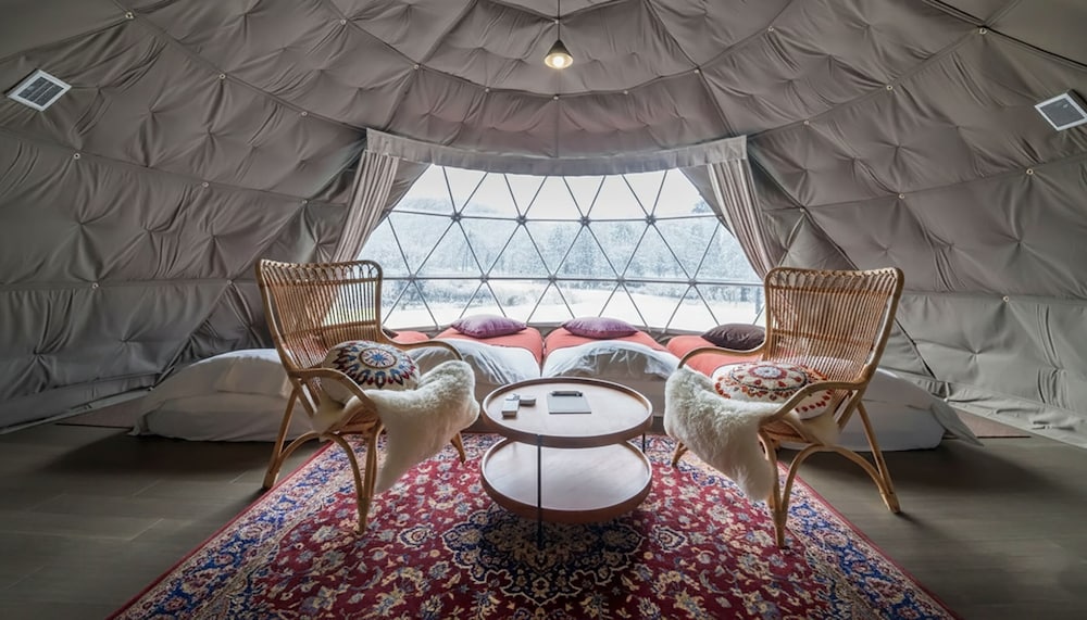 シングルドーム　4ベッド【チェックイン14:00 /チェックアウト10:00】 | GLAMPROOK 飯綱高原