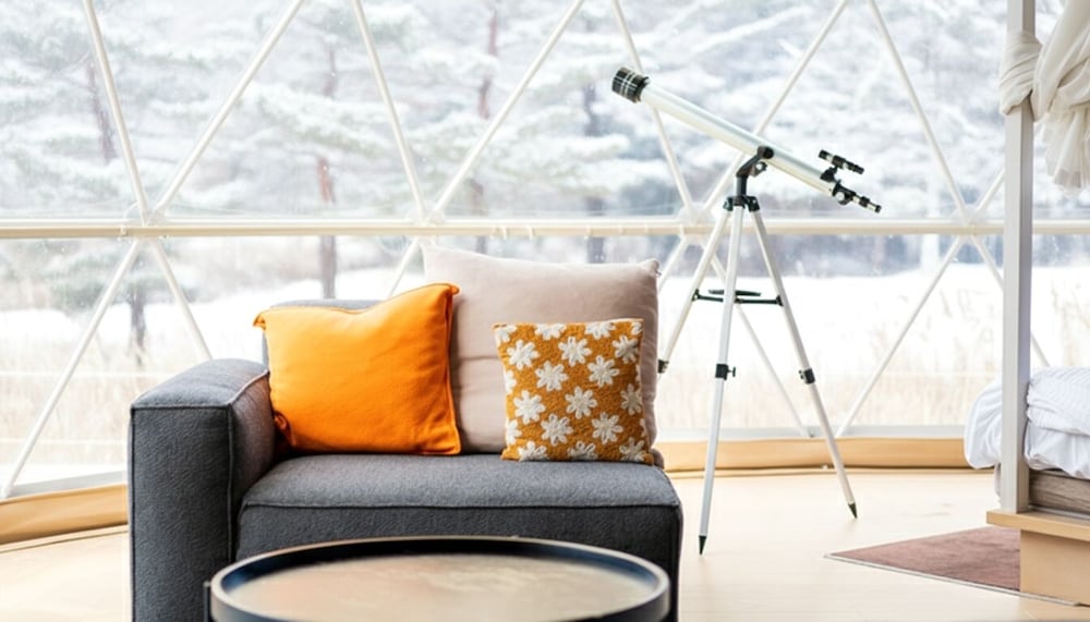 エグゼクティブスイート　シングルドーム8m 客室9 | GLAMPROOK 飯綱高原