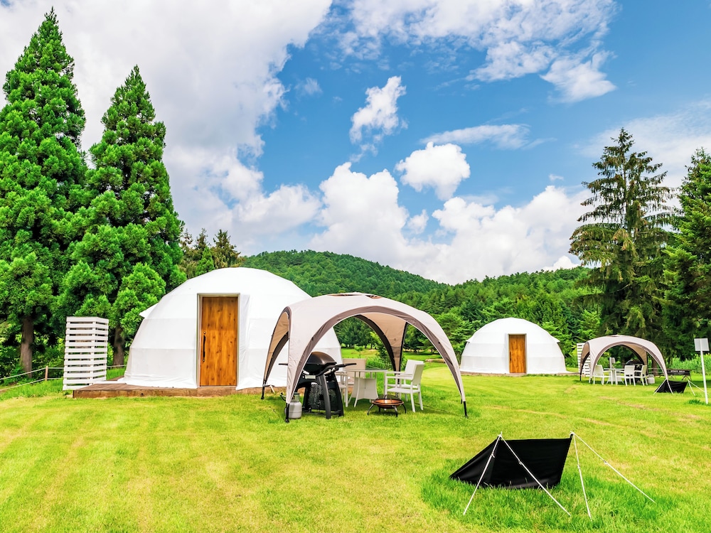 シングルドーム　4ベッド【チェックイン14:00 /チェックアウト10:00】 客室6 | GLAMPROOK 飯綱高原