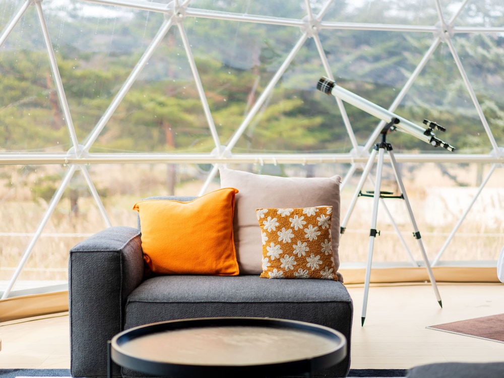 エグゼクティブスイート　シングルドーム8m 客室6 | GLAMPROOK 飯綱高原