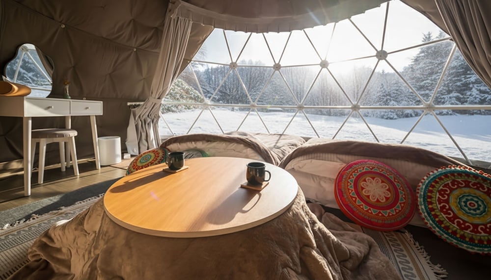 シングルドーム 2ベッド 禁煙 客室15 | GLAMPROOK 飯綱高原