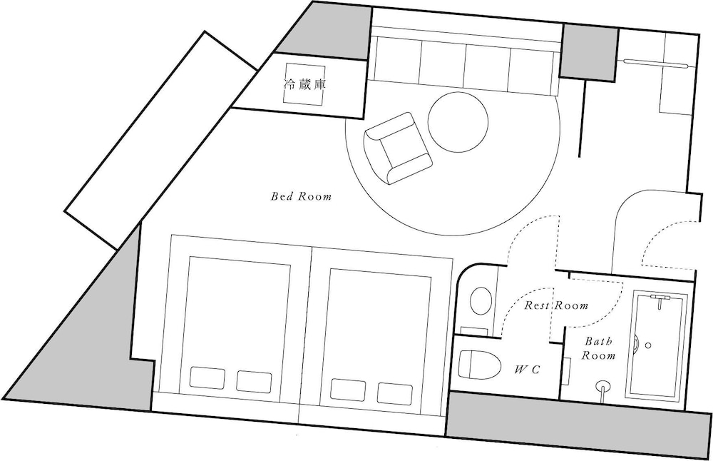 スーペリア ルーム クイーンベッド 2 台 客室1 | HOTEL 香林居