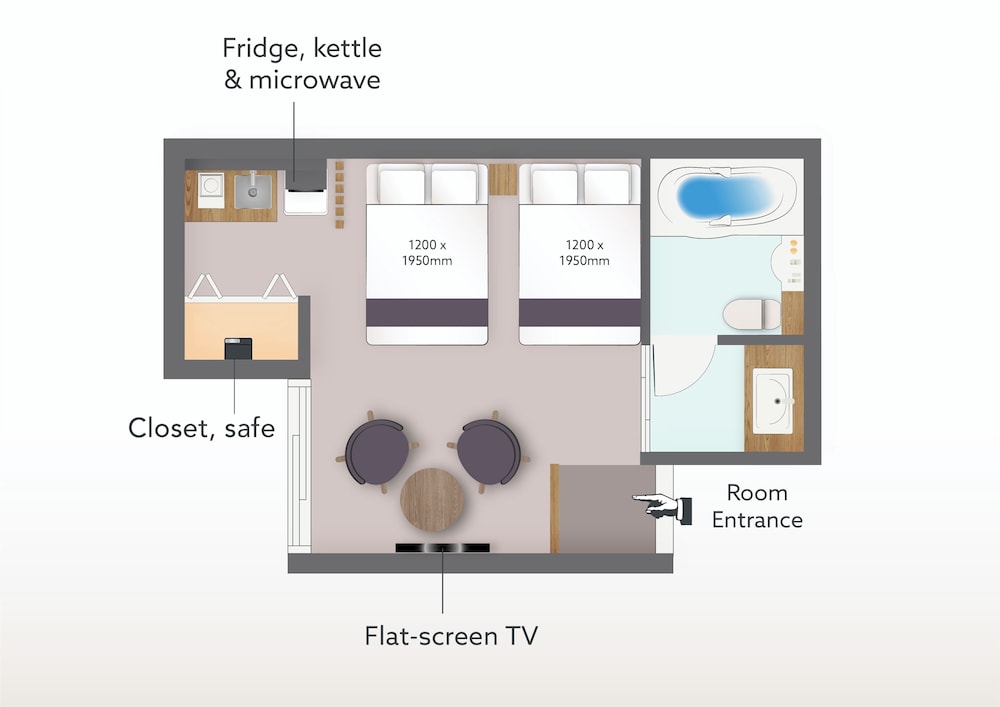 シグネチャーツイン 禁煙 フロアマップ0 | ORI 六角