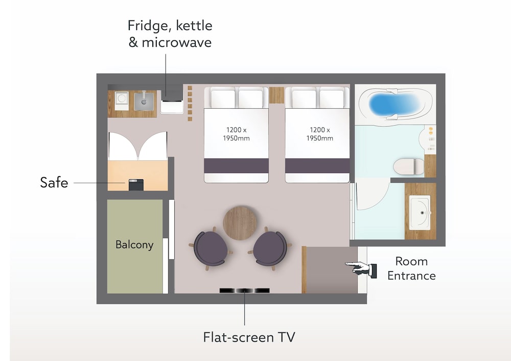 シグネチャーツイン 禁煙 フロアマップ0 | ORI 六角