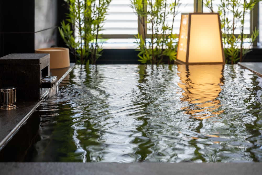 スイートヒルサイド ''TERRACE BATH'' 室礼 禁煙 バスルーム1 | 熱海パールスターホテル