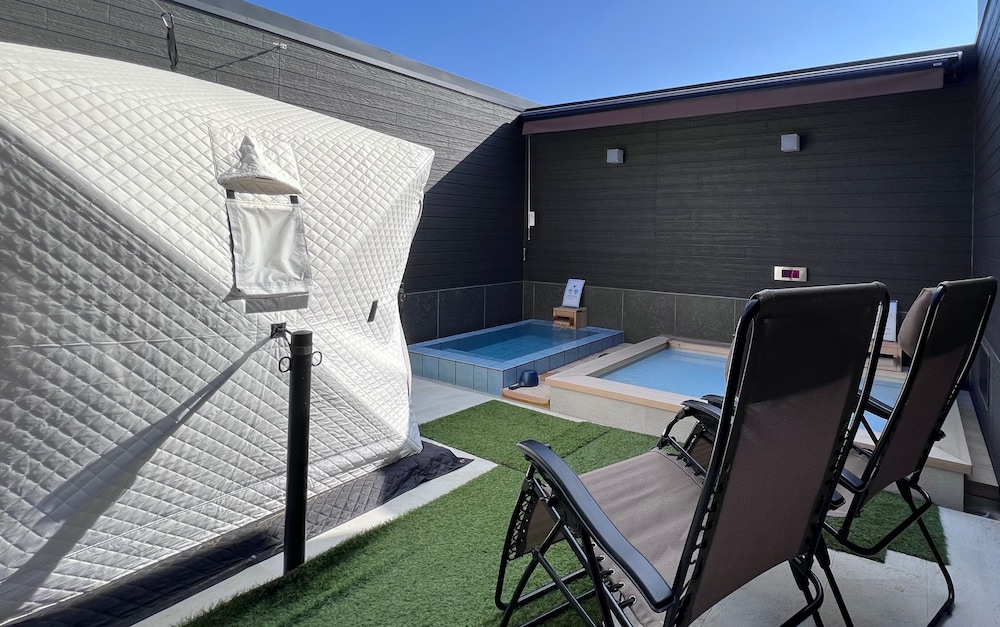 デラックス ルーム 禁煙 バスルーム3 | 全室富士山ビュー ビジョングランピングリゾート山中湖