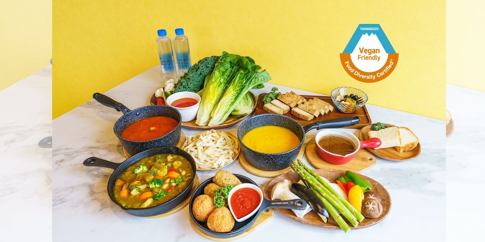 デラックス ルーム 禁煙 2食付き ベジタリアン向けディナー | 全室富士山ビュー ビジョングランピングリゾート山中湖