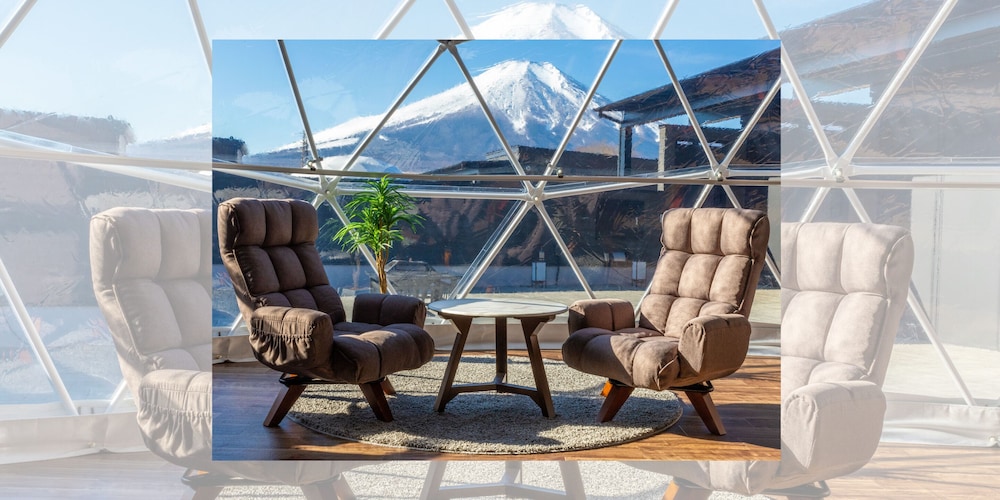 デラックス ルーム 禁煙 マウンテン ビュー0 | 全室富士山ビュー ビジョングランピングリゾート山中湖