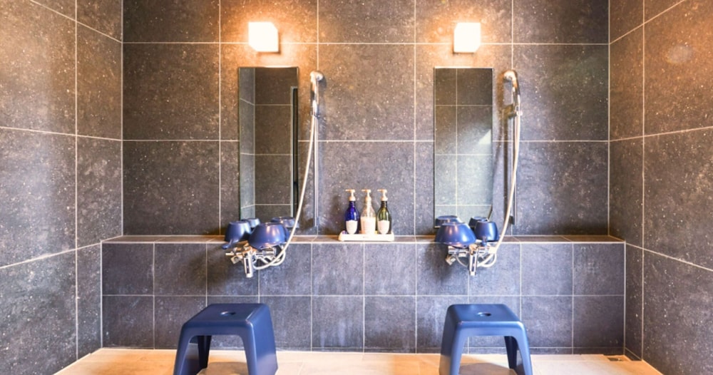 デラックス ルーム 禁煙 バスルーム0 | 全室富士山ビュー ビジョングランピングリゾート山中湖