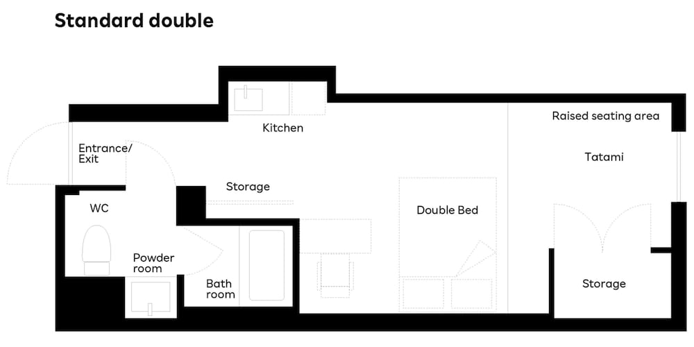 スタンダード ダブルルーム ベッド (複数台) 客室5 | Rakuten STAY 小倉駅前