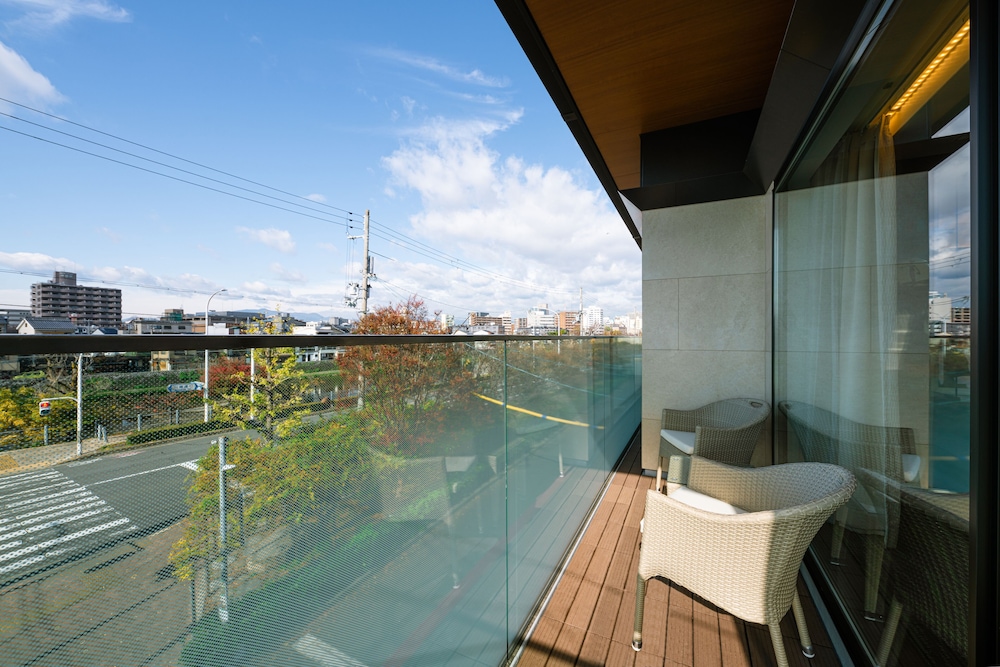 デラックスツインルームテラス付き 禁煙 バルコニーからの眺望0 | アビタホテル京都鴨川