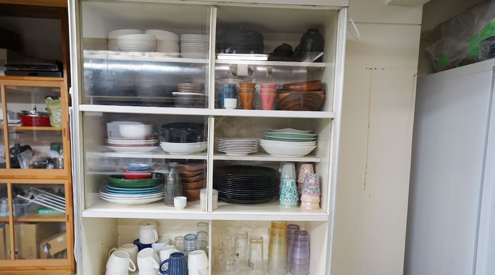 Twin Room 7, Shared bathroom 共用キッチン設備0 | Hostel Murasaki